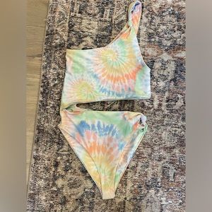 Skatie tie-dye one piece one-shoulder  (Nicole)